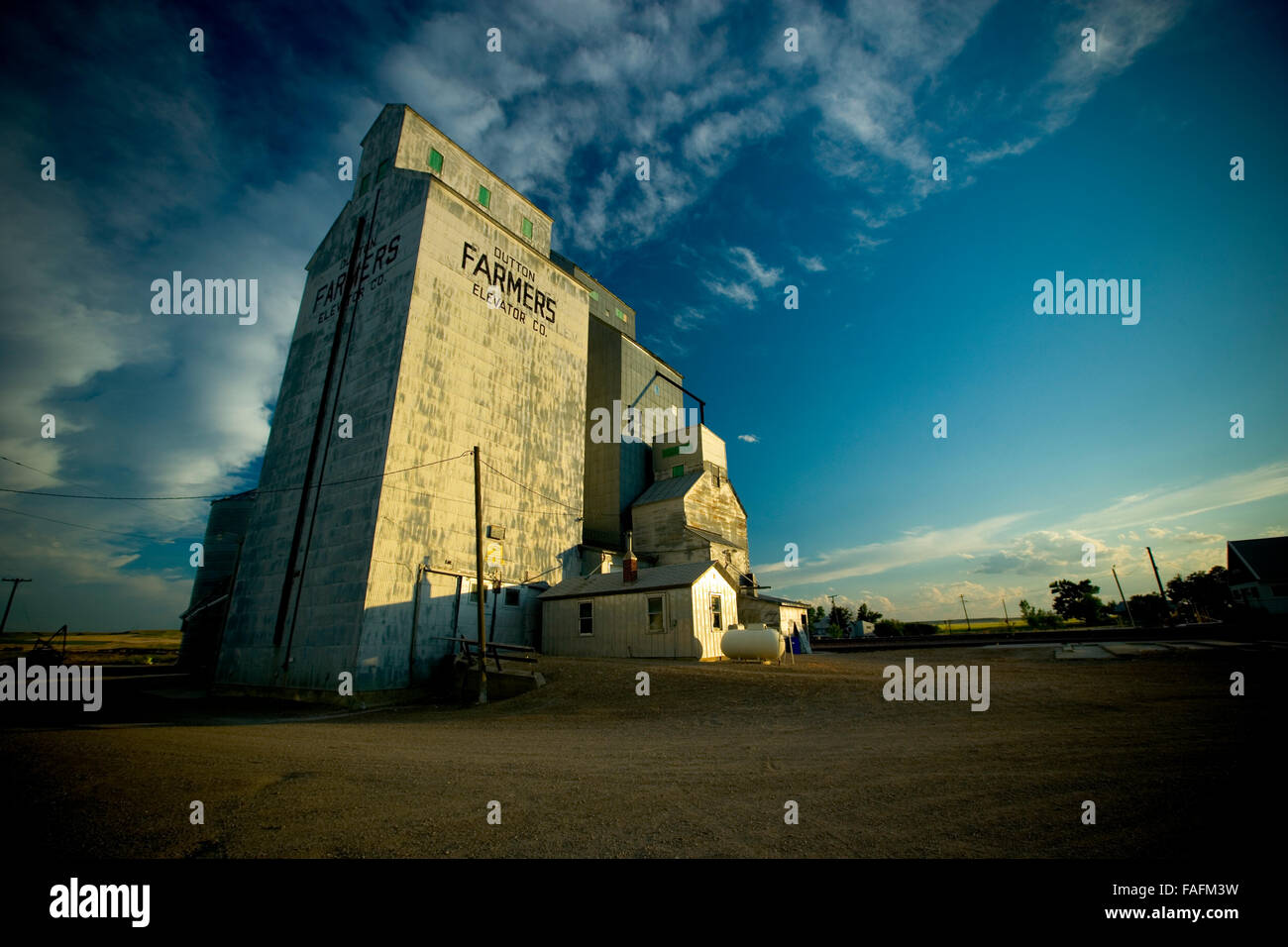 Tour de grain des agriculteurs, USA Banque D'Images