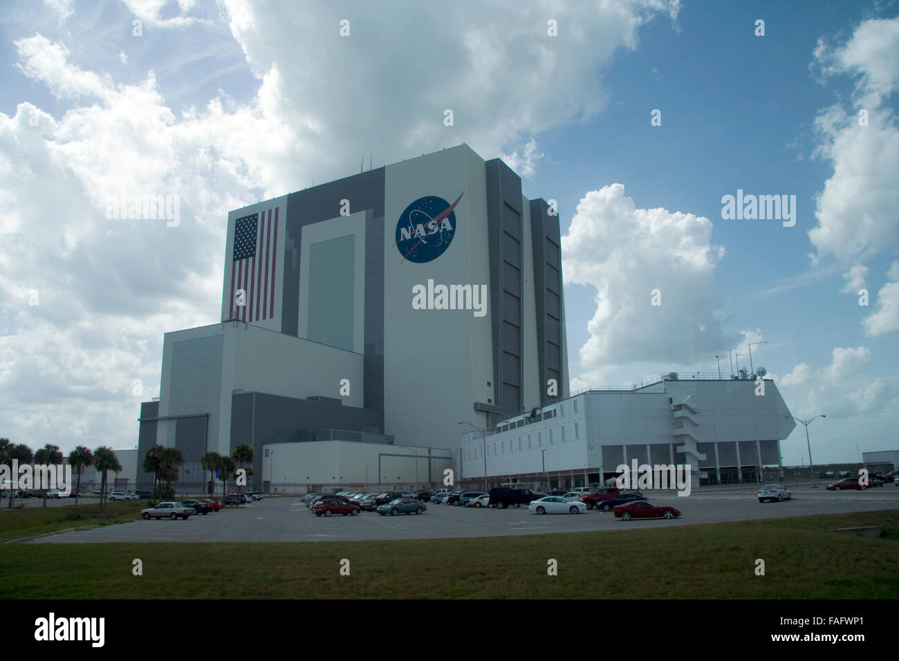 Kennedy Space Center de la NASA. Bâtiment d'assemblage du véhicule Banque D'Images