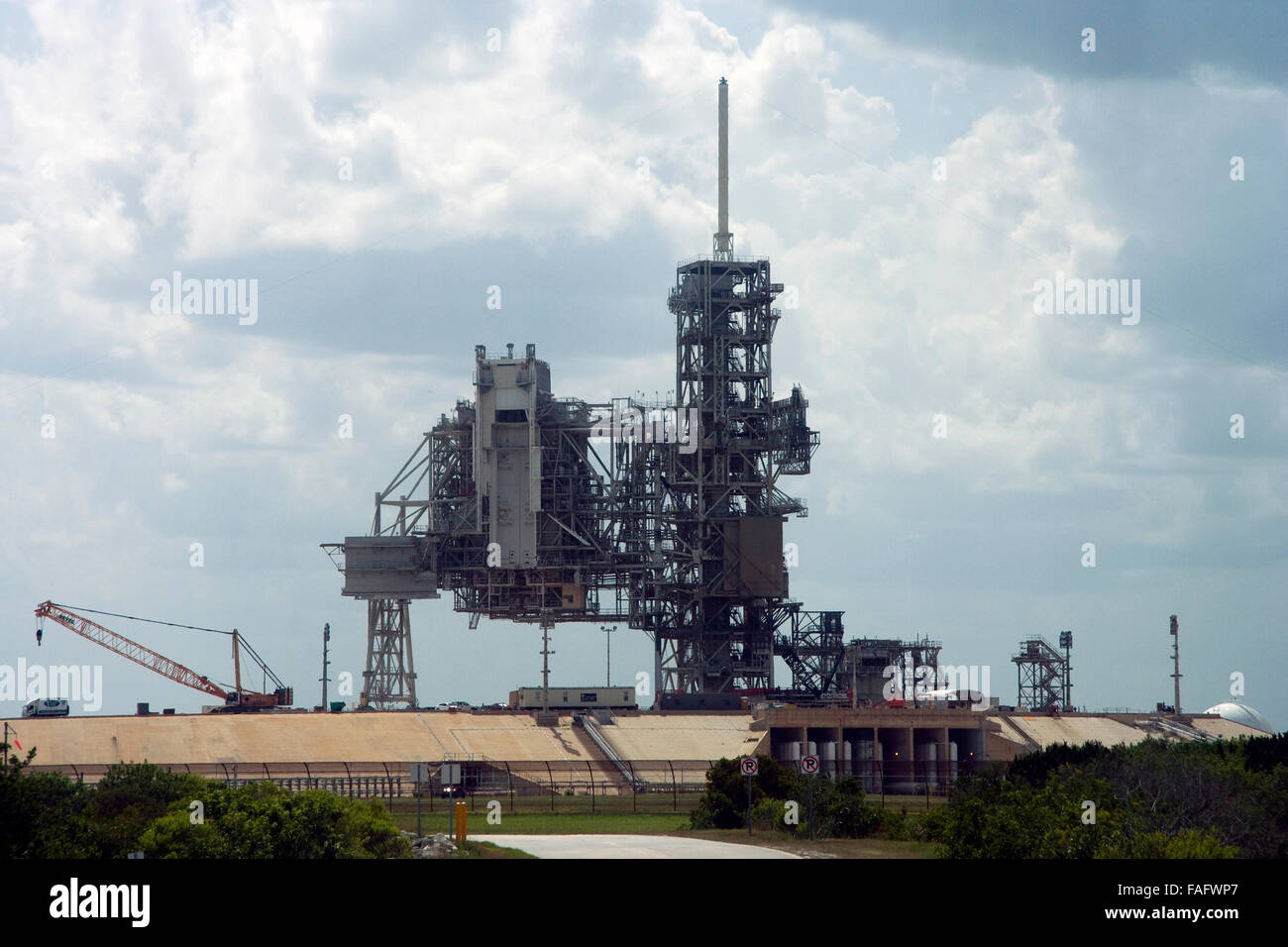NASA Kennedy Space Center complexe de lancement 39 Banque D'Images