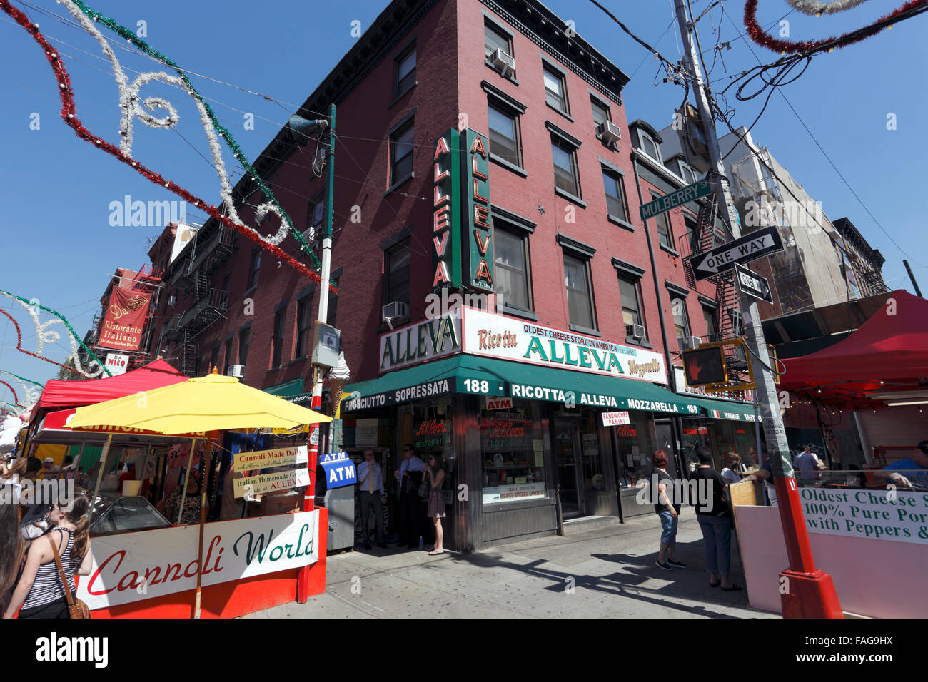 San Gennaro festival italien Mulberry St. Little Italy Manhattan New York Banque D'Images