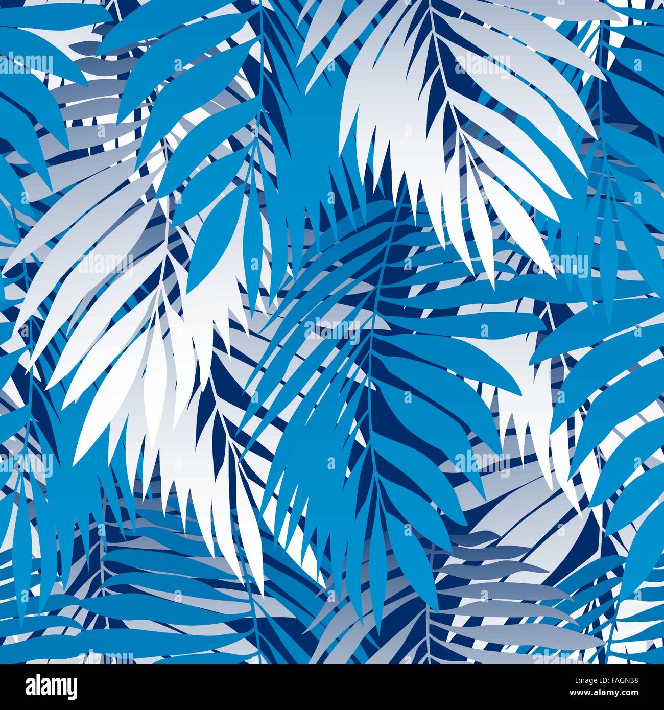 Scarica Gratis Images Feuilles De Palmier Bleu Dans Un Modele Sans Couture Vecteurs Et actualisé salutations