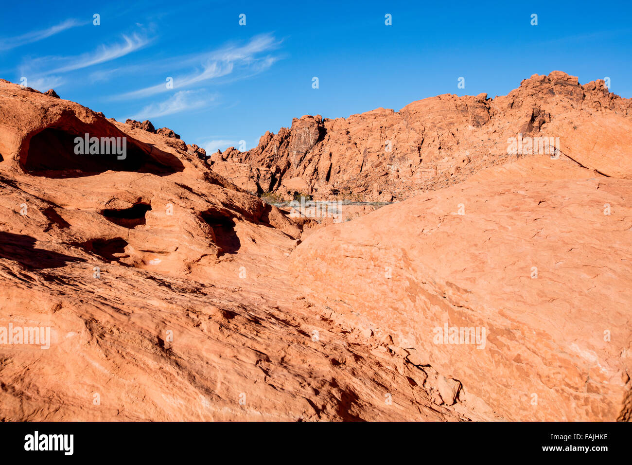 Vallée de Feu Park, Nevada Banque D'Images