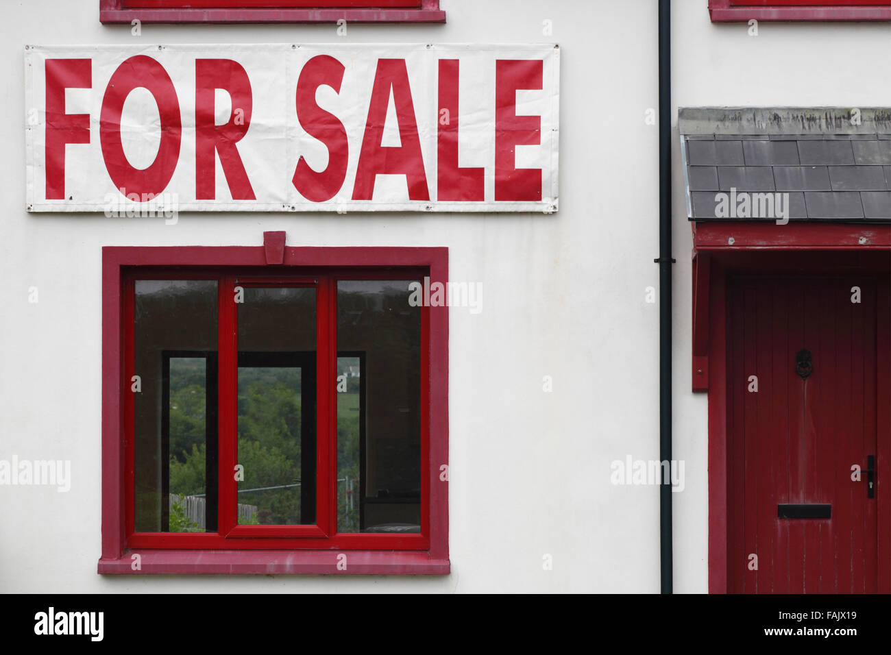 House for sale sign Banque D'Images