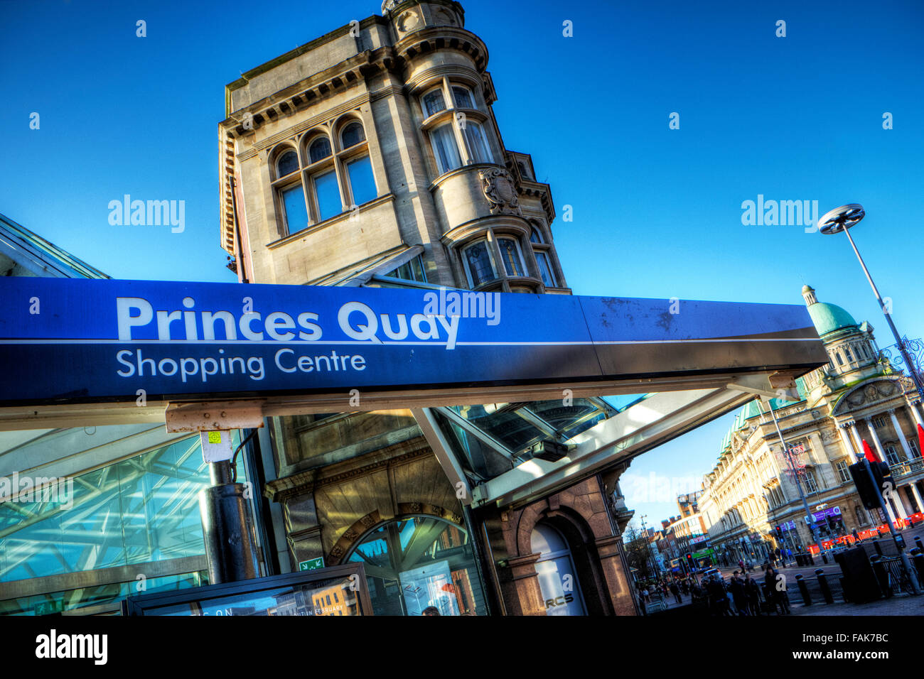 Coque Princes Quay shopping centre Kingston Upon Hull UK Angleterre Banque D'Images