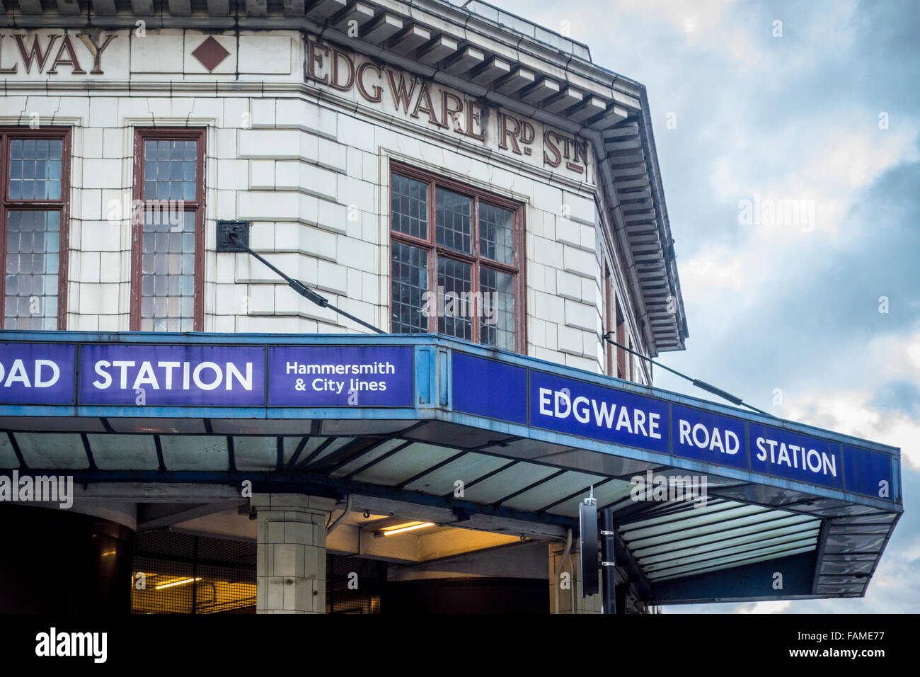Edgware road london underground station Banque de photographies et d ...