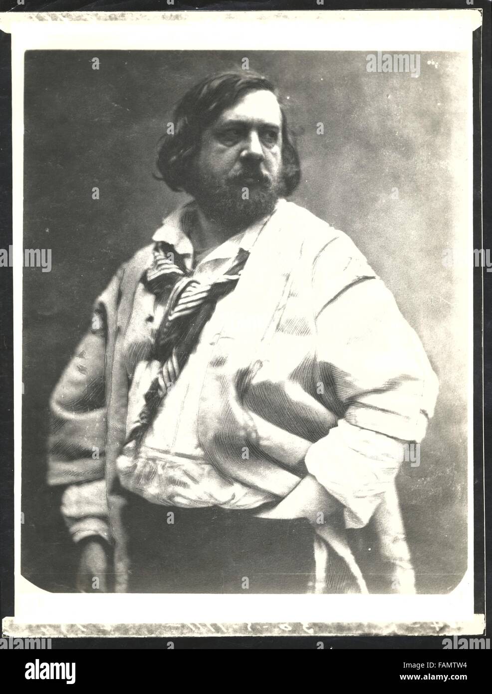 Théophile Gautier, ca 1857, par Nadar Banque D'Images