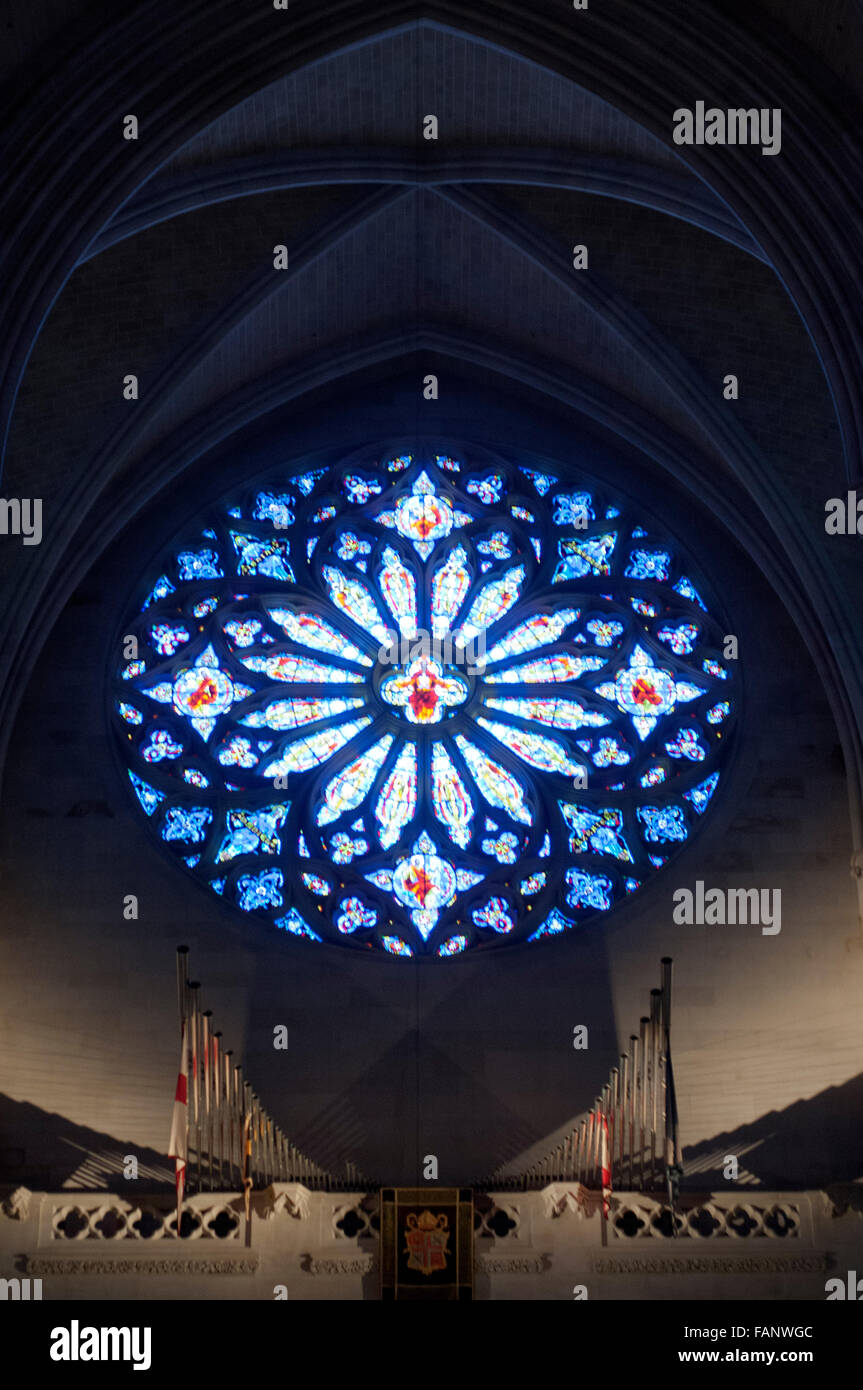 À l'intérieur de la Cathédrale Saint John the Divine à New York City, USA. Cathédrale Saint-Jean le Divin, dit être la plus grande cathédrale du monde, Manhattan, New York City, New York, USA Banque D'Images