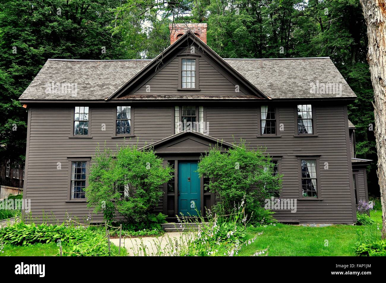 Concord, Massachusetts : Orchard House, Louisa May Alcott, d'accueil de 1858 à 1877 et où elle a écrit 'peu de femmes" Banque D'Images