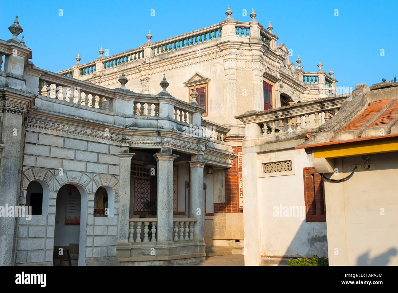 Bâtiment de l'ouest du Clan Huang, Shuitou Settlement, Jinchen Ville, Kinmen, Taiwan Banque D'Images