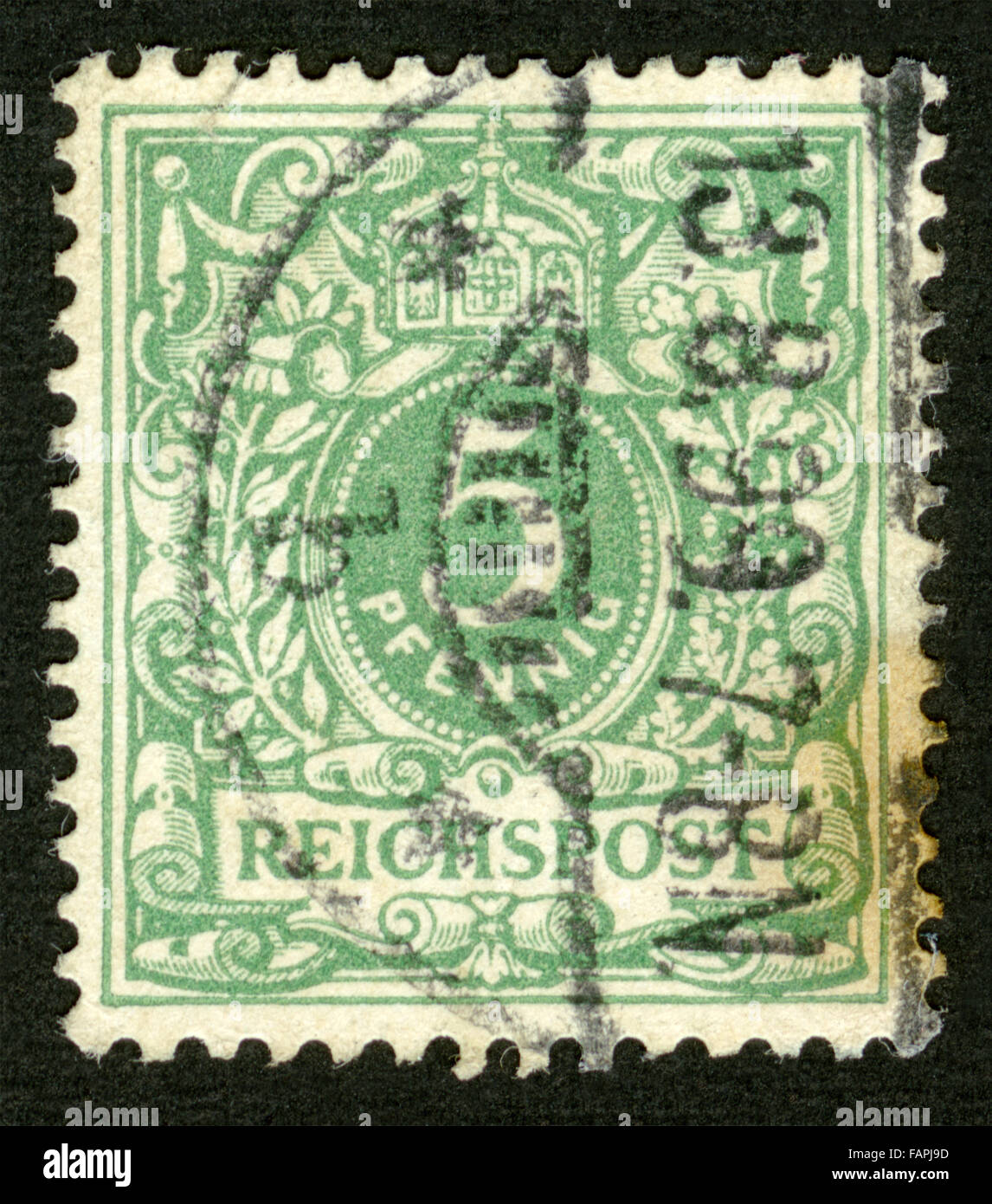 L'Allemagne, poste, timbres, timbres, Banque D'Images