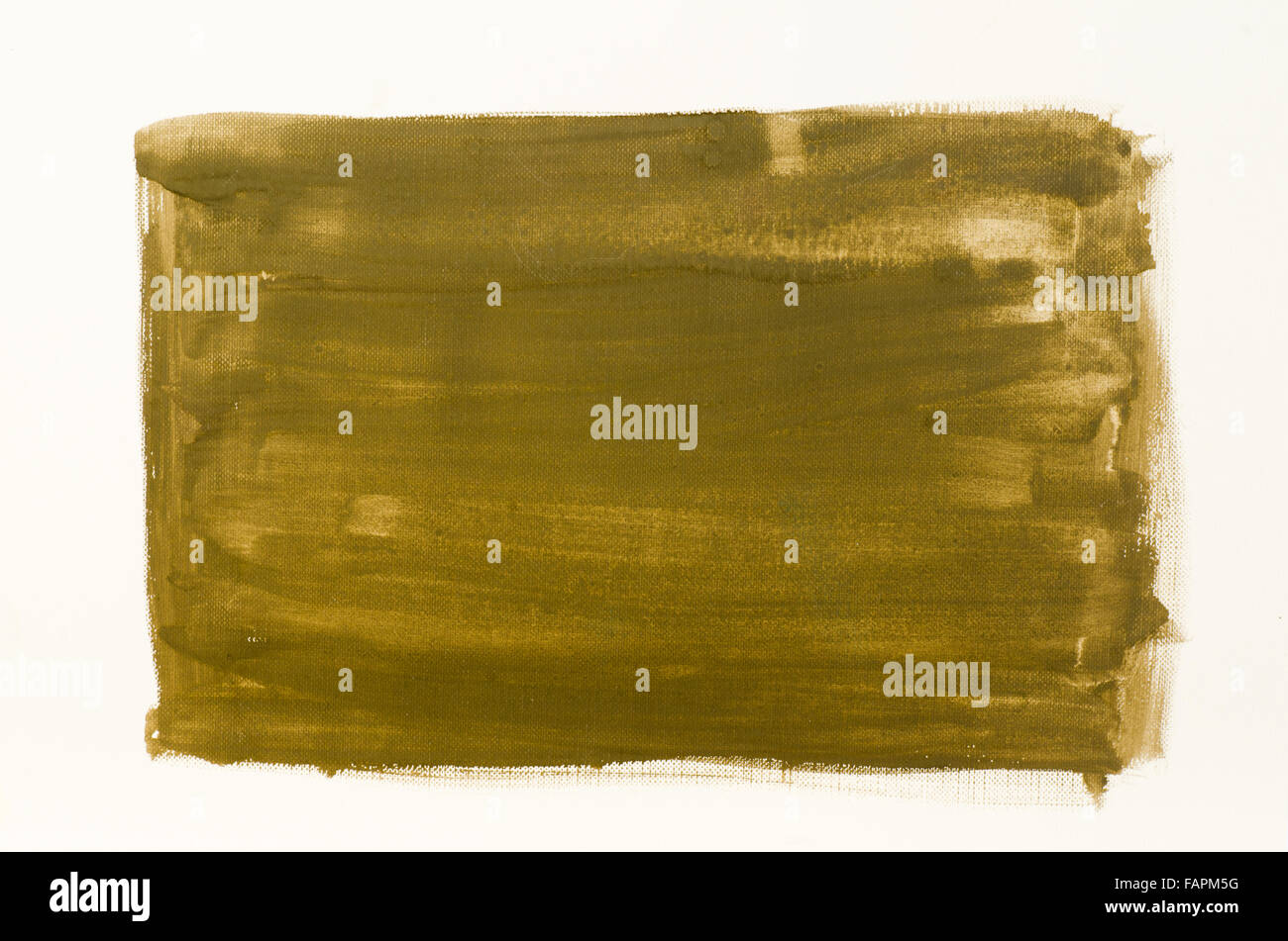 Fond brun de l'aquarelle sur papier blanc Banque D'Images