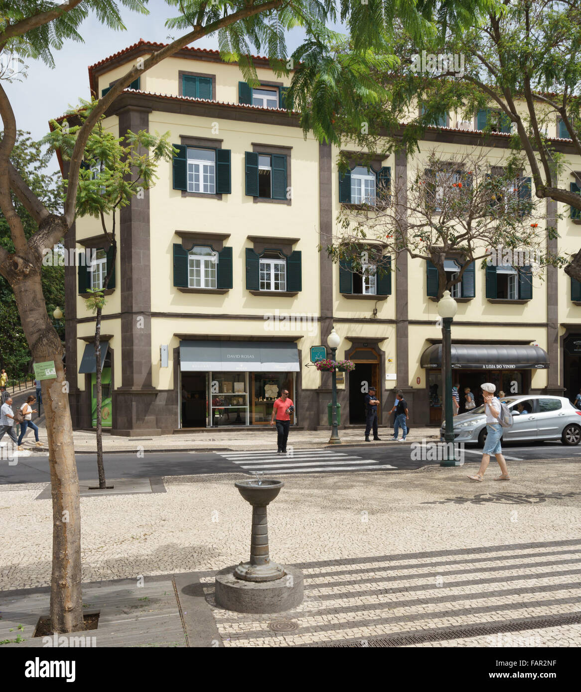 Madère - capitale Funchal. Banque D'Images