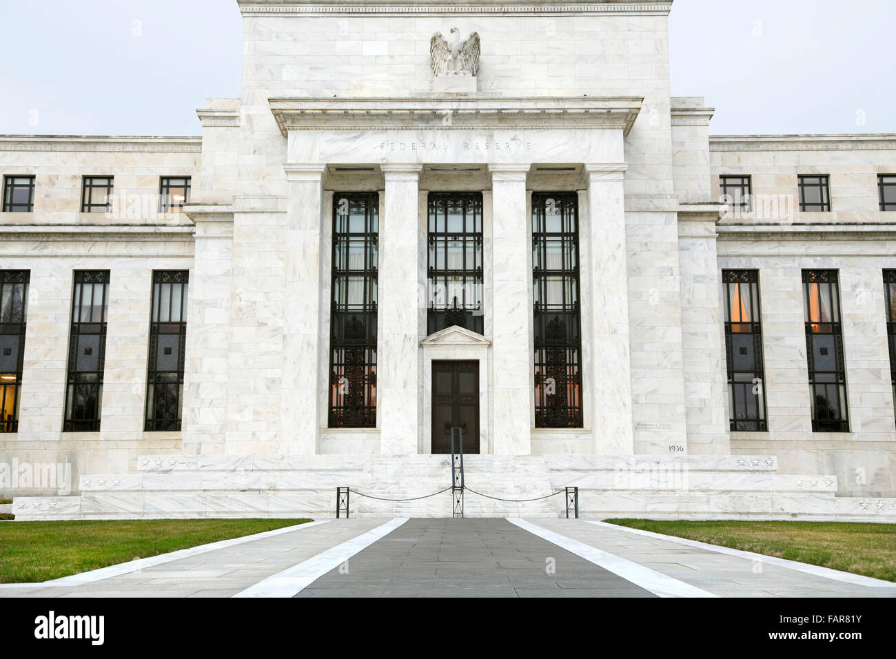 Bâtiment de la Réserve fédérale américaine, Washington, DC Banque D'Images