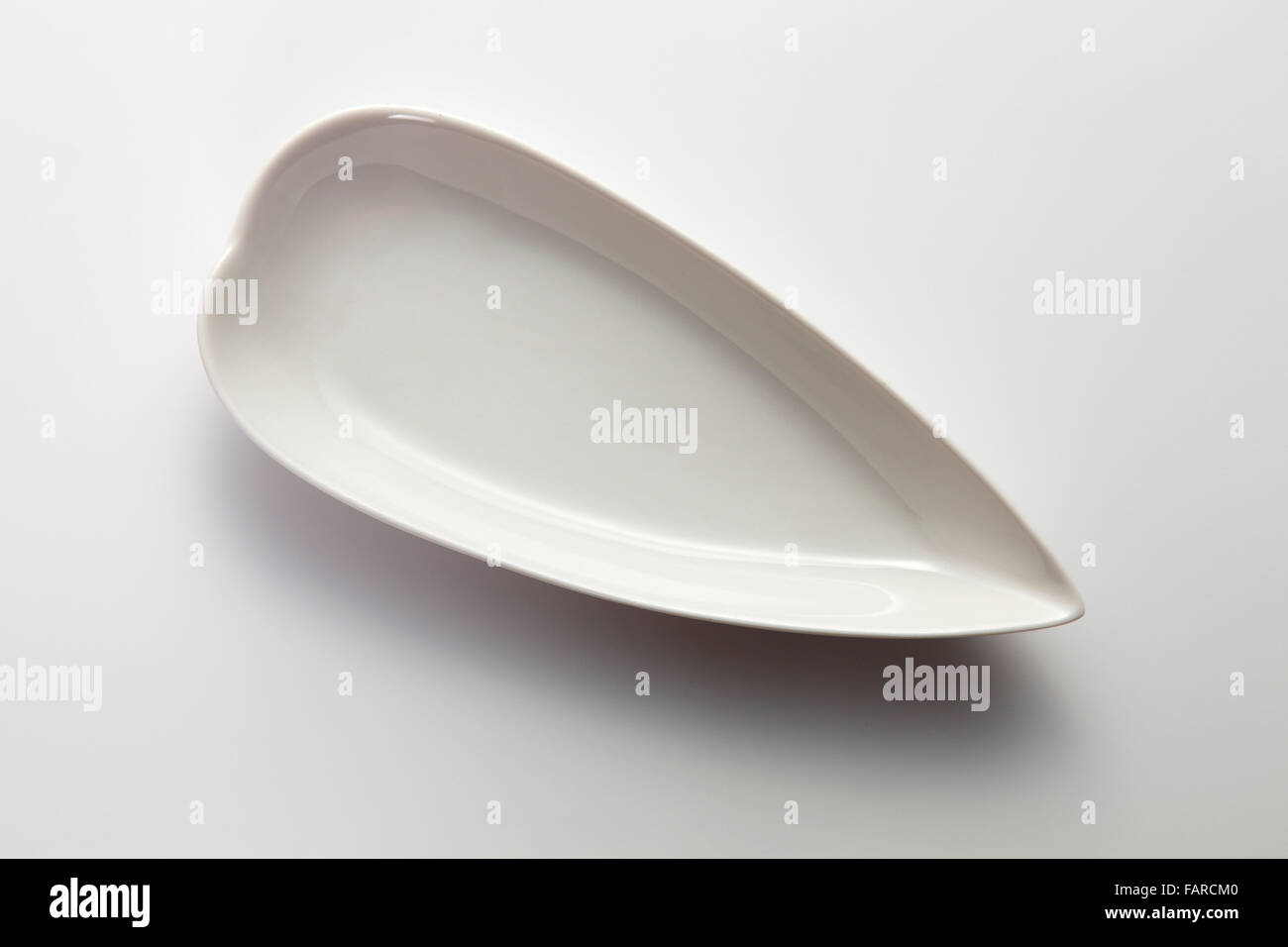 Nettoyer la plaque designer avec ombre portée Banque D'Images