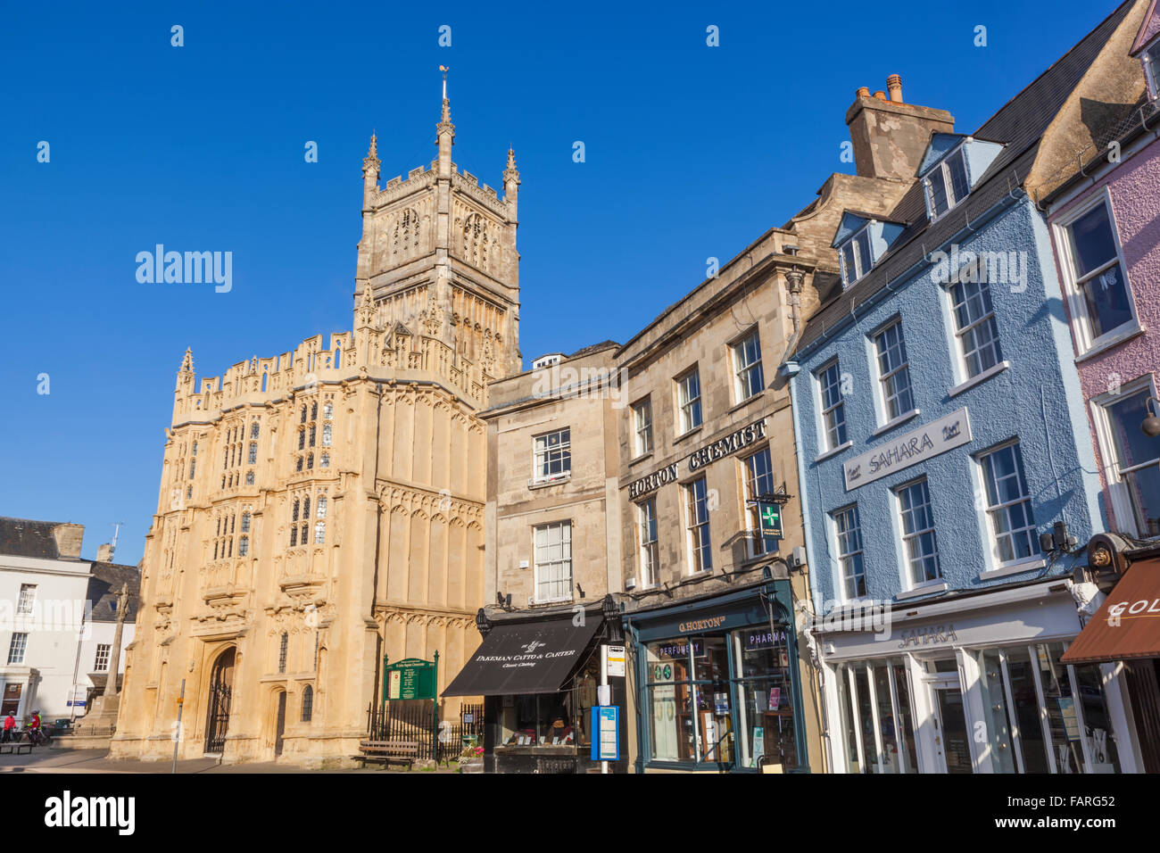 L'Angleterre, Gloucestershire, Cotswolds, Cirencester, Église Paroissiale de St Jean Baptiste Banque D'Images L'Angleterre, Gloucestershire, Cotswolds, Cirencester, Église Paroissiale de St Jean Baptiste Banque D'Images