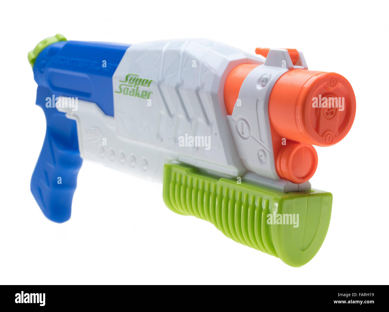 Pistolet à eau Super Soaker par Georges / Hasbro. Banque D'Images