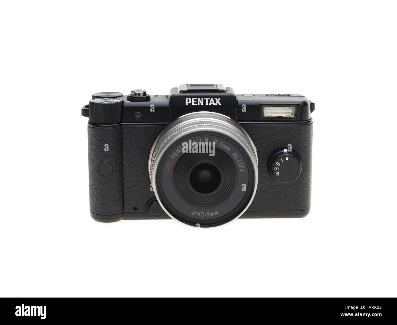 Pentax q'un minuscule mirrorless interchangeable-lens camera numérique introduit en 2011 Banque D'Images