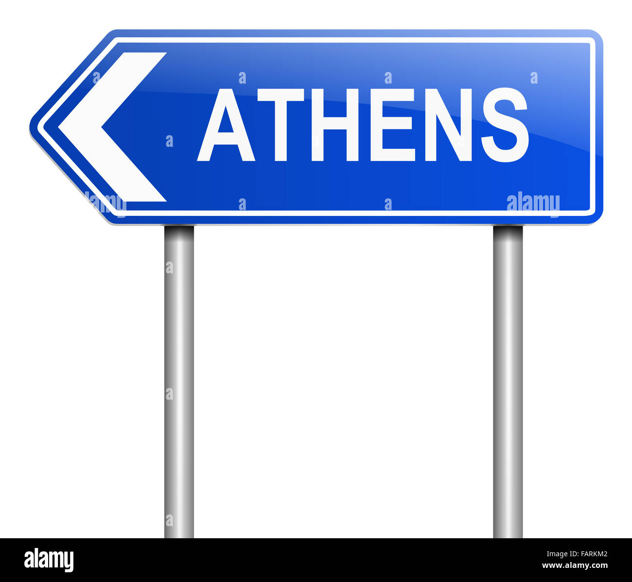 Concept d’Athènes. Banque D'Images