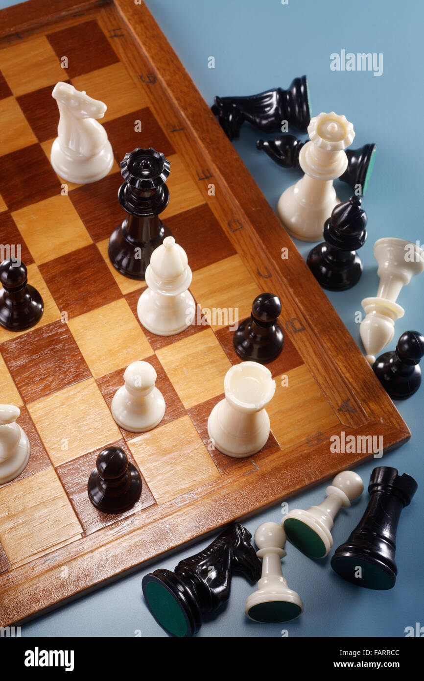 Image de la partie d'échecs Banque D'Images