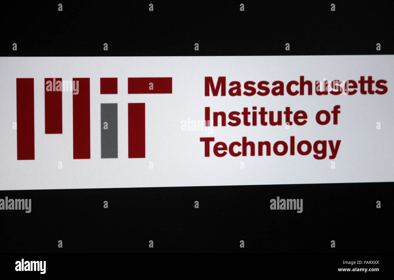 Markenname : "Il le Massachussetts Institute of Technology", Berlin. Banque D'Images
