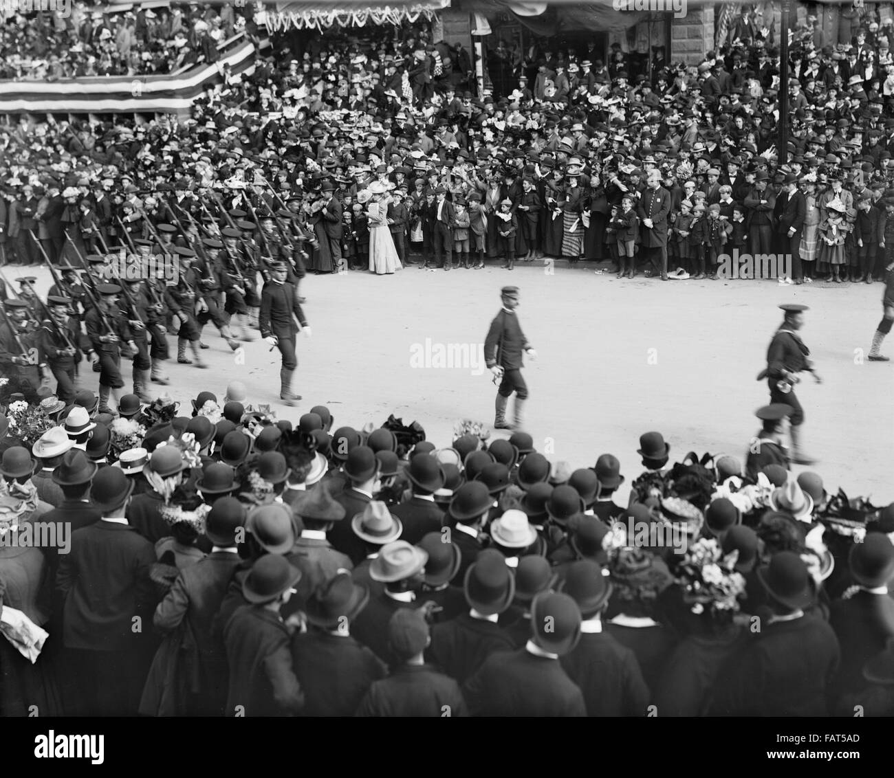 Défilé en l'honneur de l'amiral George Dewey, New York City, USA, 1899 Banque D'Images