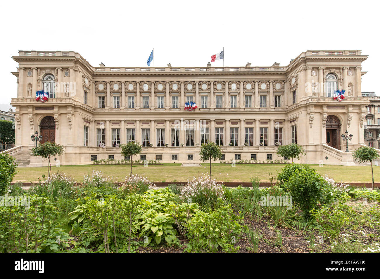 Ministère des affaires étrangères à Paris. Banque D'Images