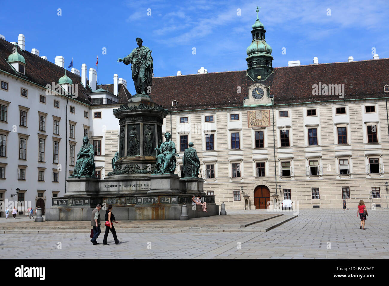 Europe Autriche Vienne Hofburg Banque D'Images