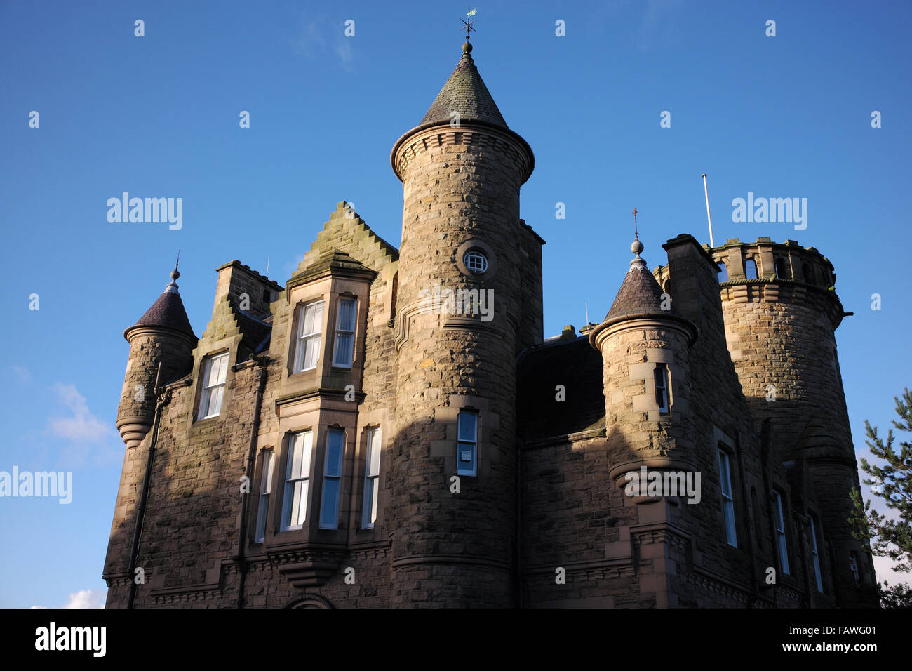 Sheriff Court House. Ettrick Terrasse, Selkirk, Ecosse Banque D'Images