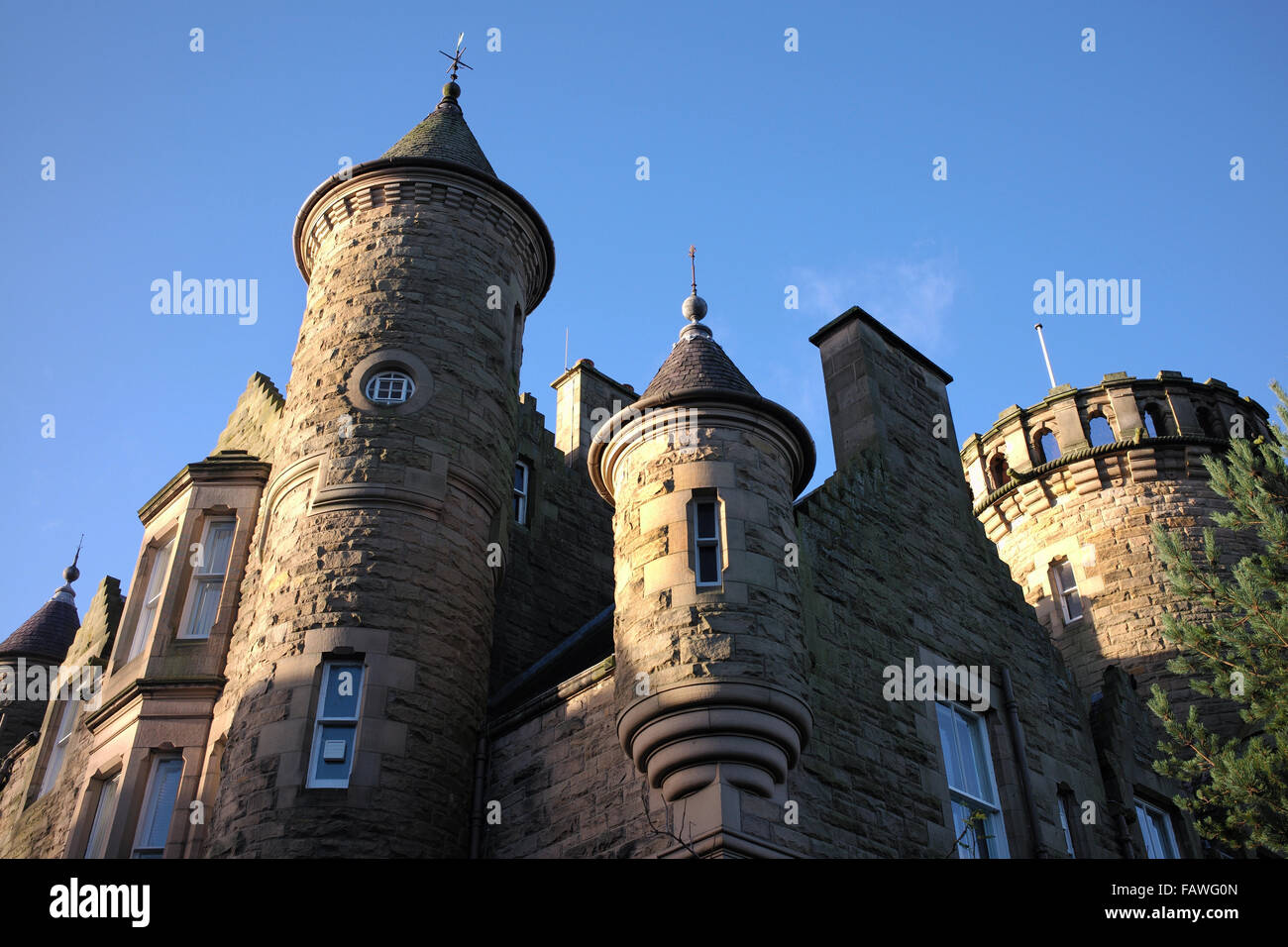 Sheriff Court House. Ettrick Terrasse, Selkirk, Ecosse Banque D'Images