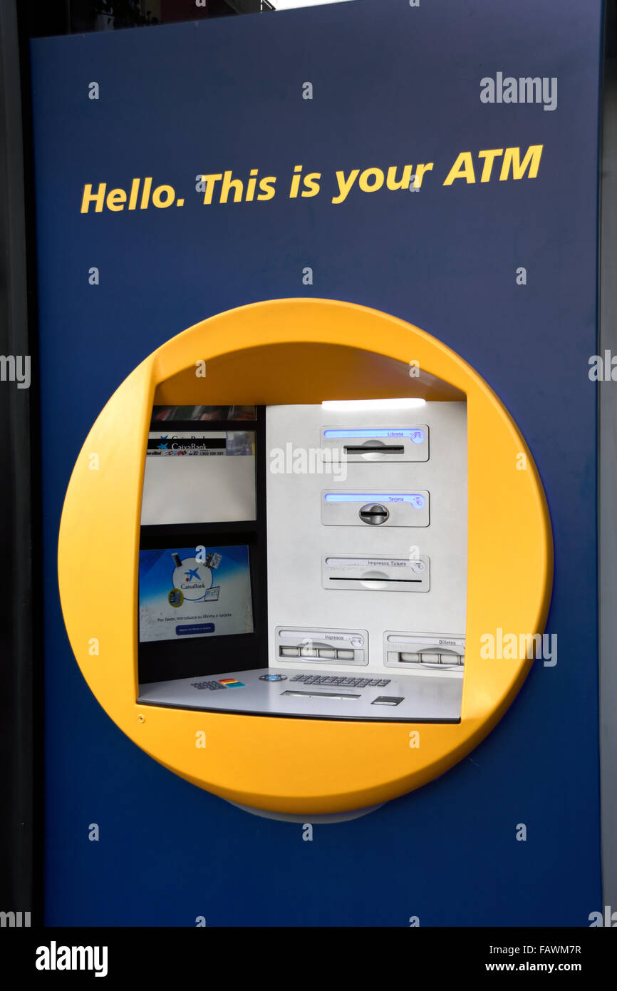 Euronet Worldwide Espagnol Espagne Andalousie Banque D'Images