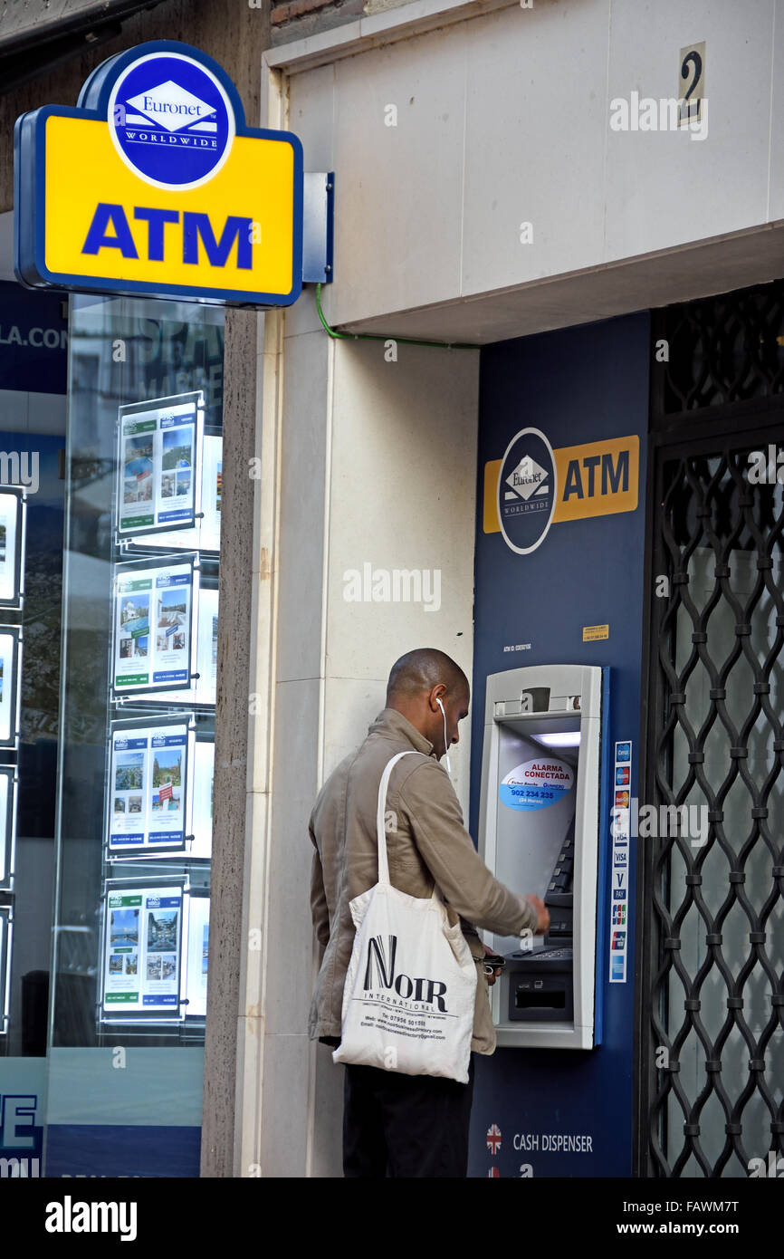 Euronet Worldwide Espagnol Espagne Andalousie Banque D'Images