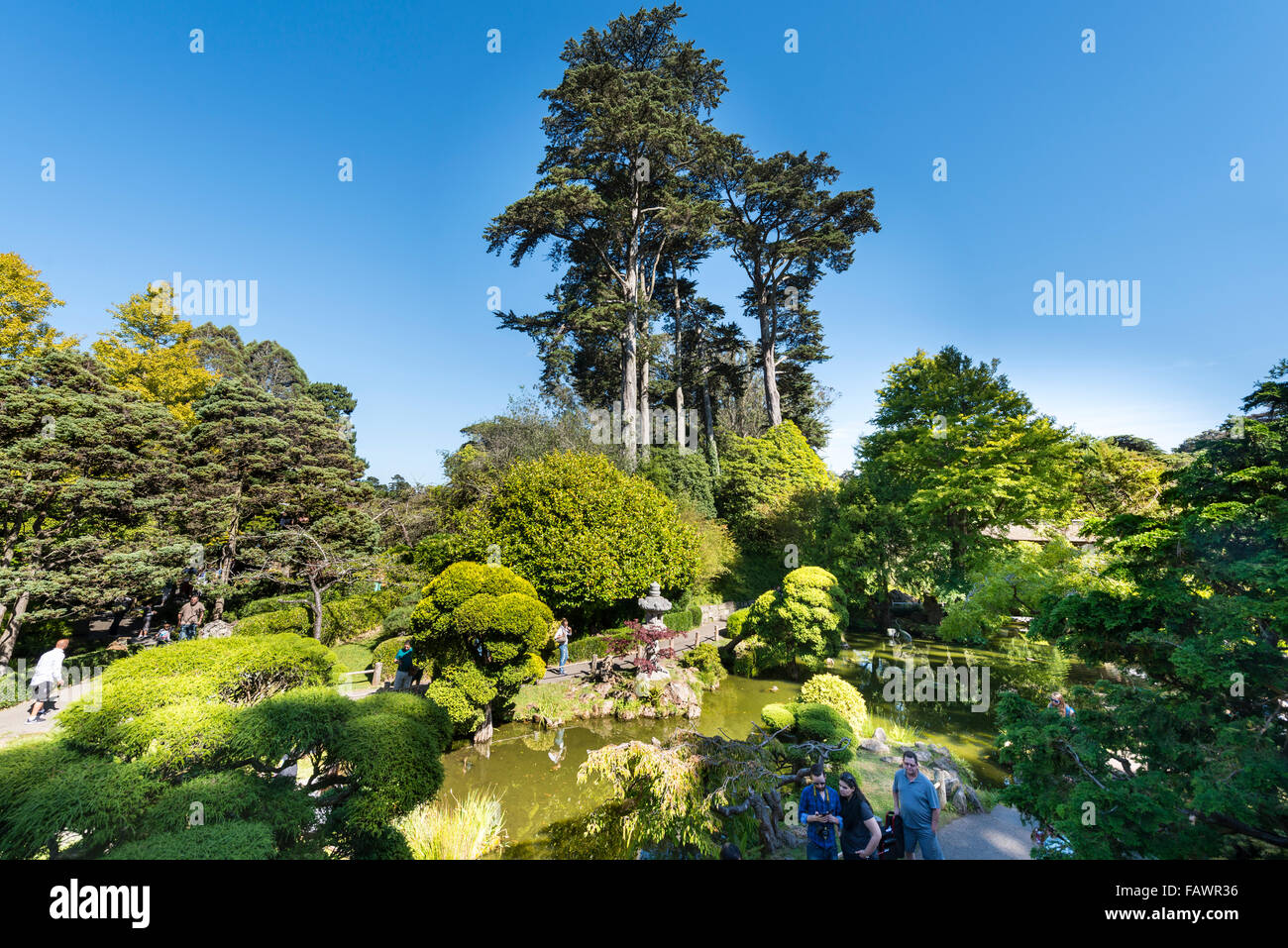 Japanese Tea Garden, le Golden Gate Park, San Francisco, California, USA Banque D'Images
