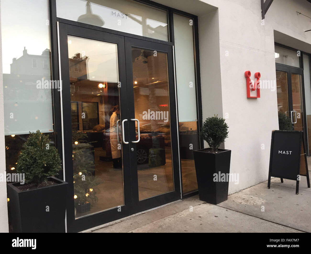 Frères mât chocolaterie à Brooklyn, New York. photo par jen lombardo Banque D'Images