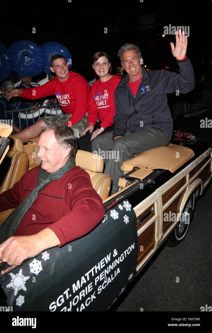 2015 Parade de Noël Hollywood photos Voiture Avec : Jack Scalia, où vous pourrez : Hollywood, California, United States Quand : 30 Nov 2015 Banque D'Images