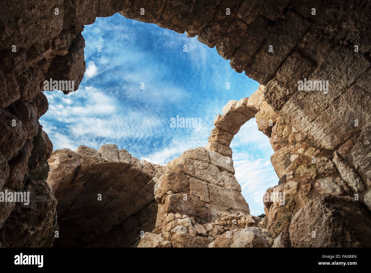 Amphithéâtre, Bet Guvrin, Maresha Parc National ; Israël Banque D'Images