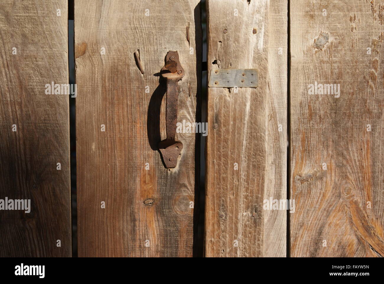 Porte bois texture background Banque D'Images