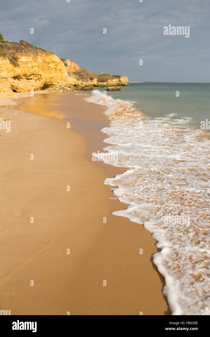 Plage de Praia de santa Eulalia, près de Albufeira, Algarve, PORTUGAL Banque D'Images