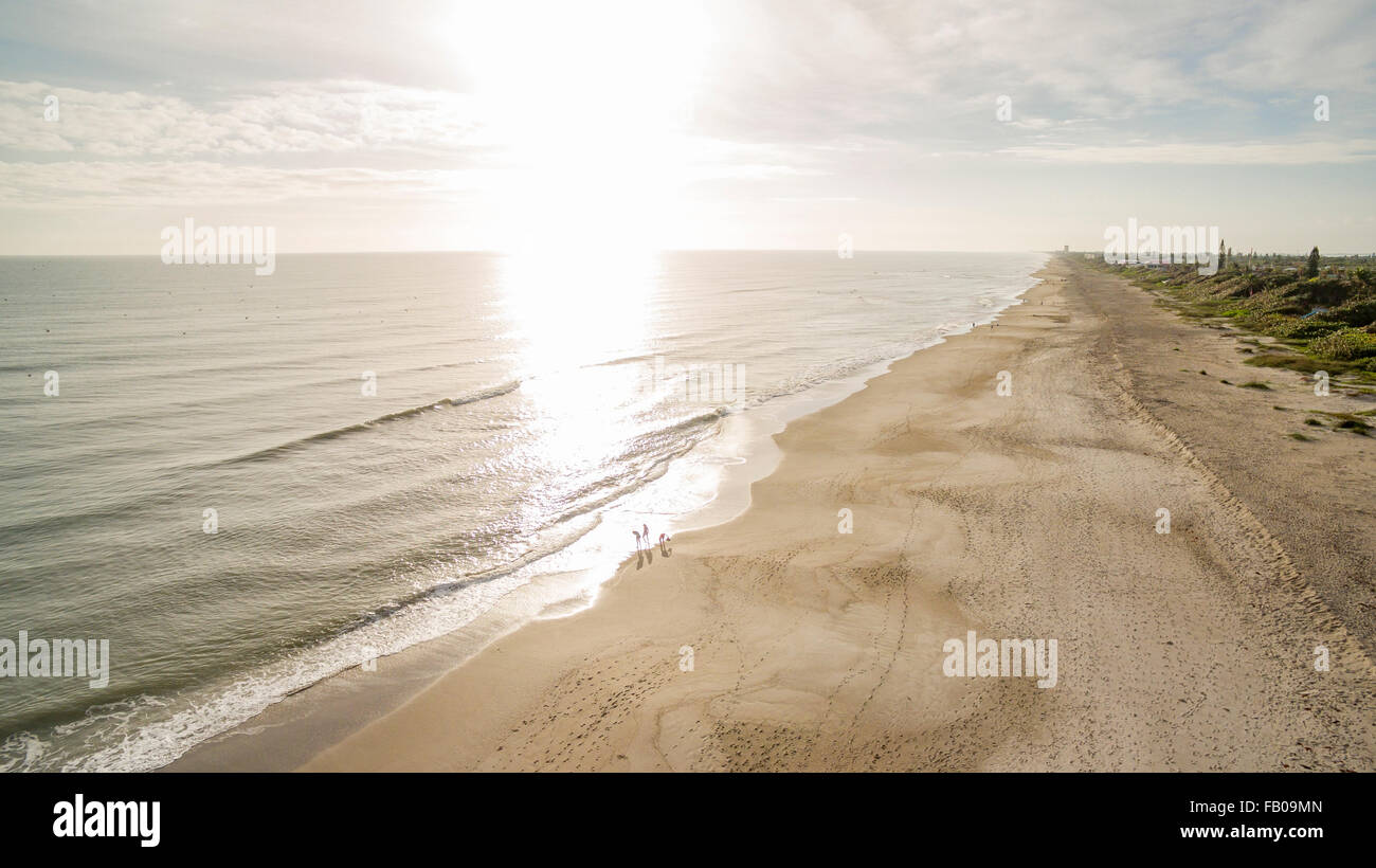 Vue aérienne de Melbourne Beach, Floride Banque D'Images