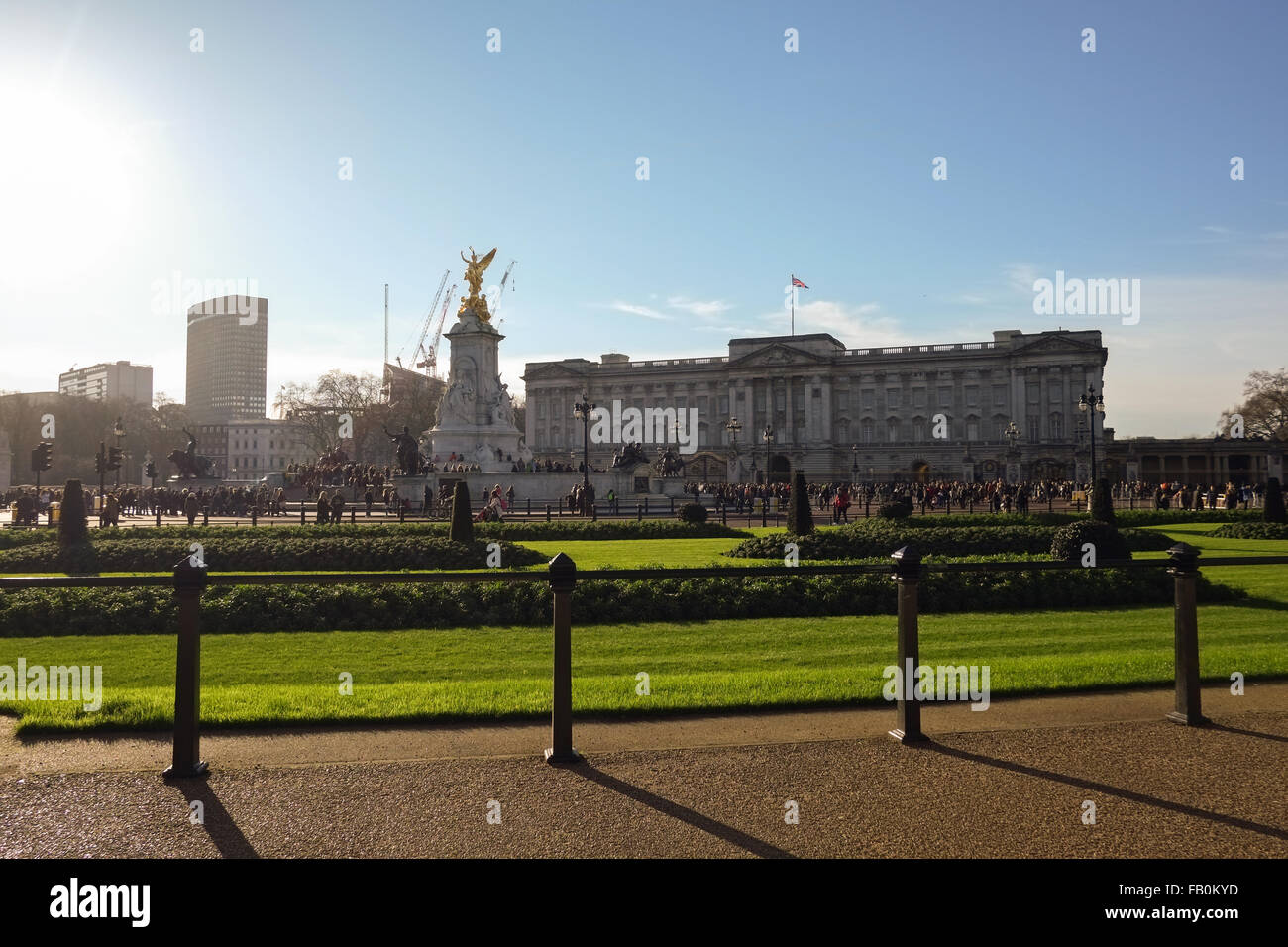 Buckingham Palace Londres Royaume-Uni Banque D'Images
