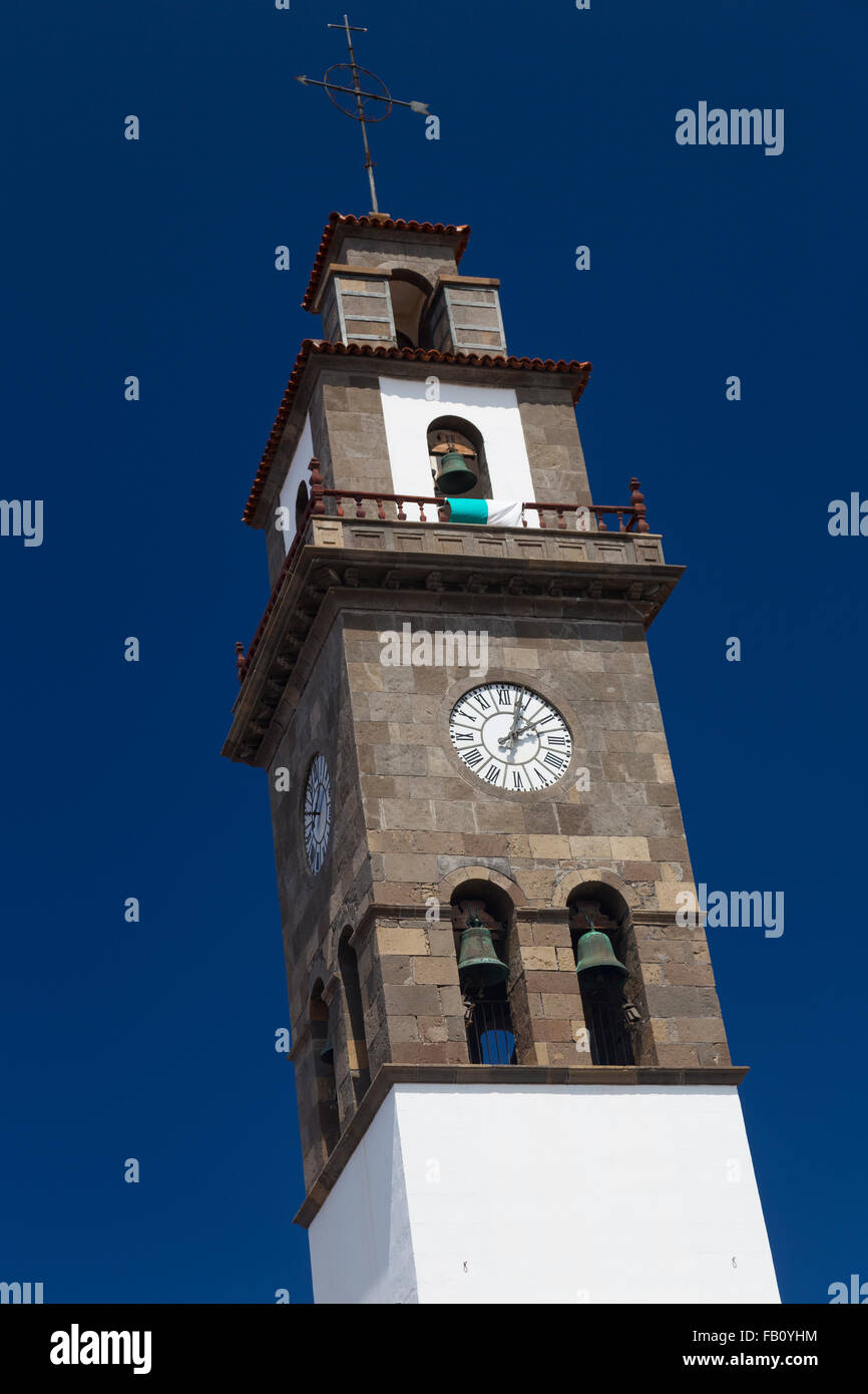 Église de Nuestra Señora de los Remedios, Buenavista del Norte, Tenerife Banque D'Images