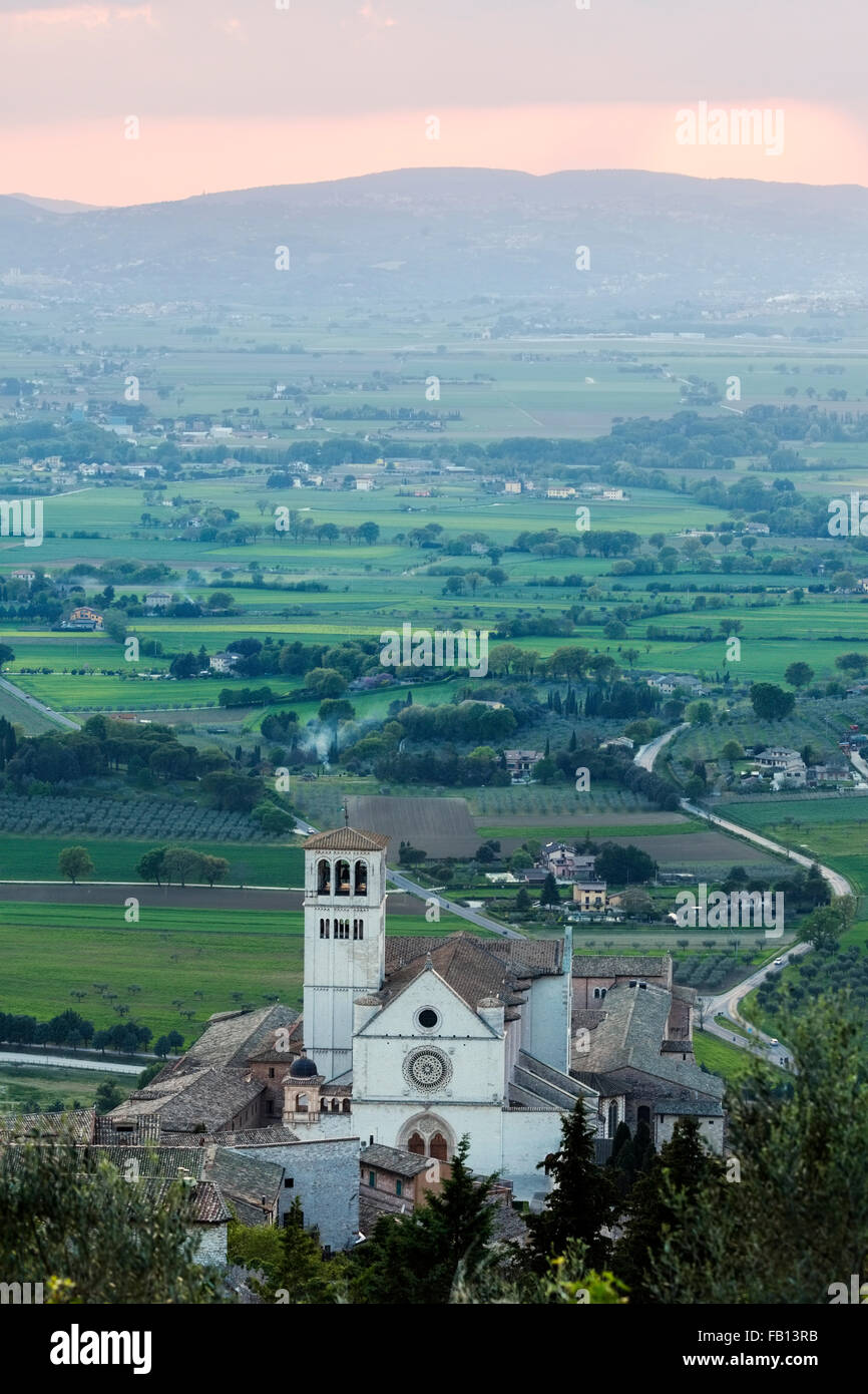 Basilique de Saint François d'assise Banque D'Images