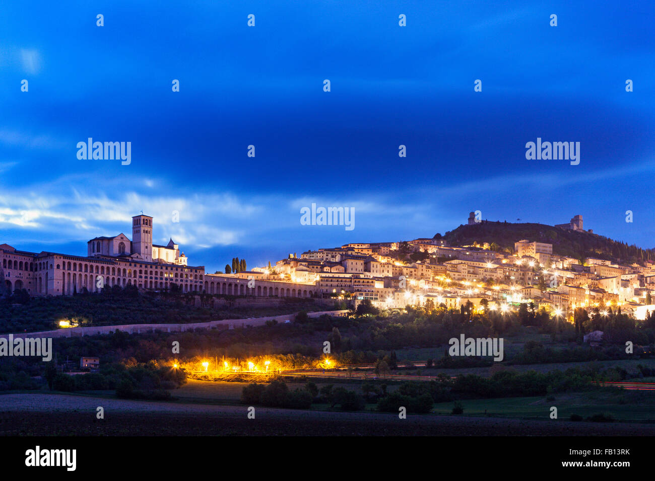 Basilique de Saint François d'assise Banque D'Images