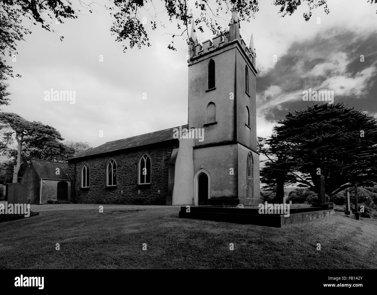 Église de Saint-Jacques, Durrus, West Cork, Irlande. Banque D'Images