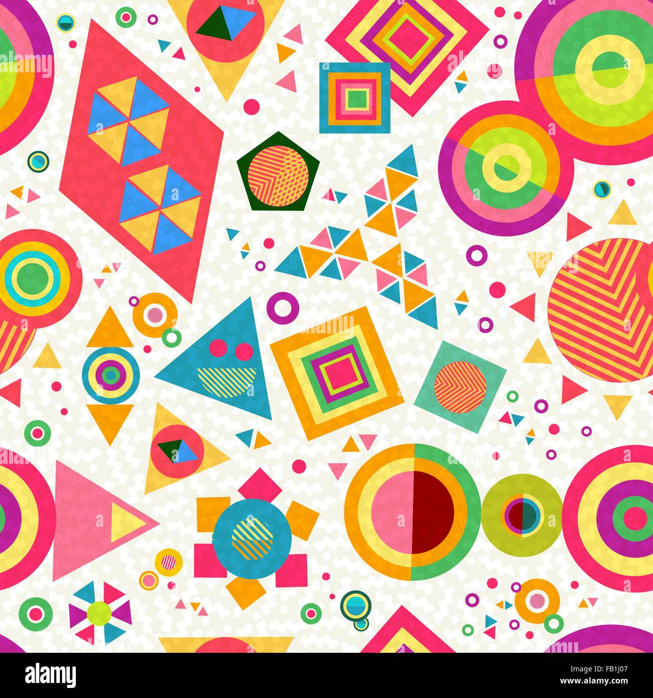 Motif de fond transparent avec des formes géométriques et motifs abstraits colorés de style pop dynamique. Vecteur EPS10. Illustration de Vecteur