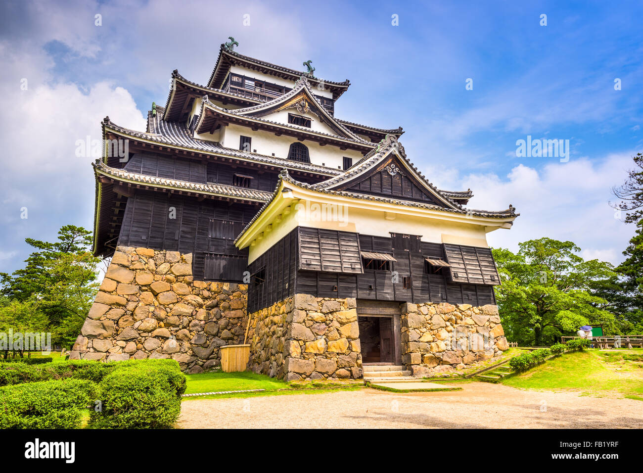 Matsue, Japon au château. Banque D'Images