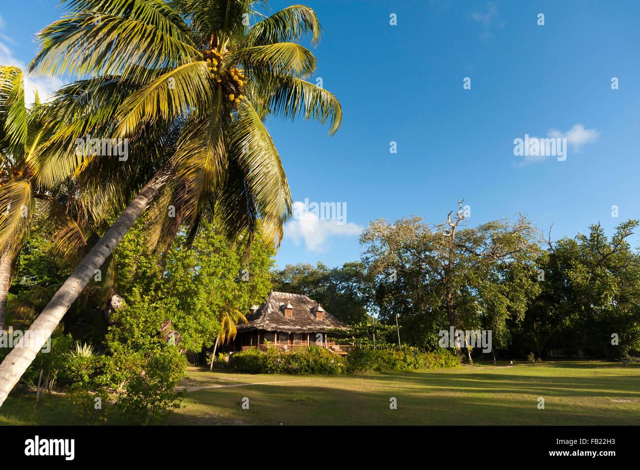 L'Union Estate, La Digue, Seychelles Banque D'Images