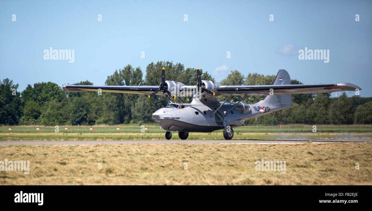 Pays-bas, Lelystad, Catalina PBY-5A flying boat ou hydravion Banque D'Images