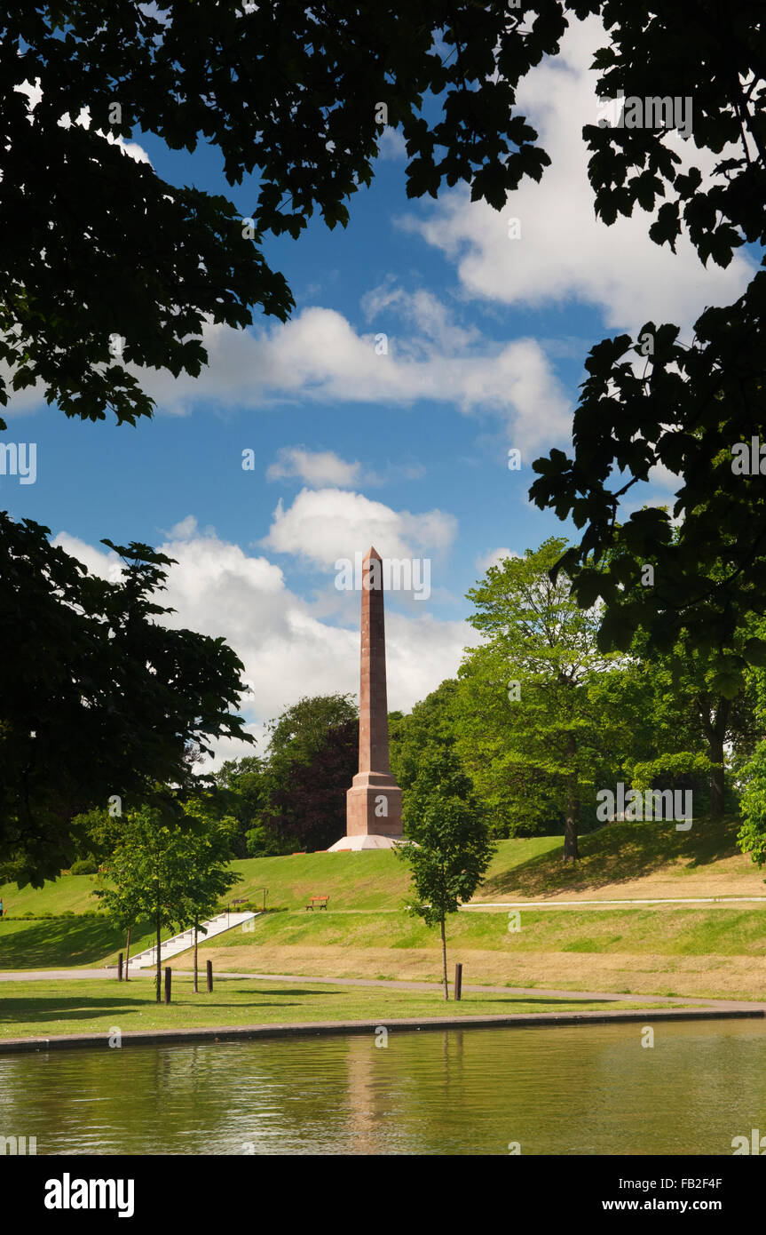 Duthie Park dans la ville de Aberdeen - Ecosse, Royaume-Uni. Banque D'Images