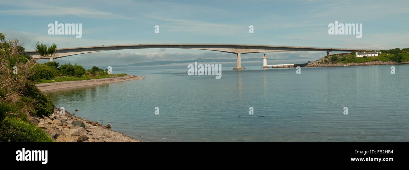 Le pont de Skye Vue panoramique Banque D'Images