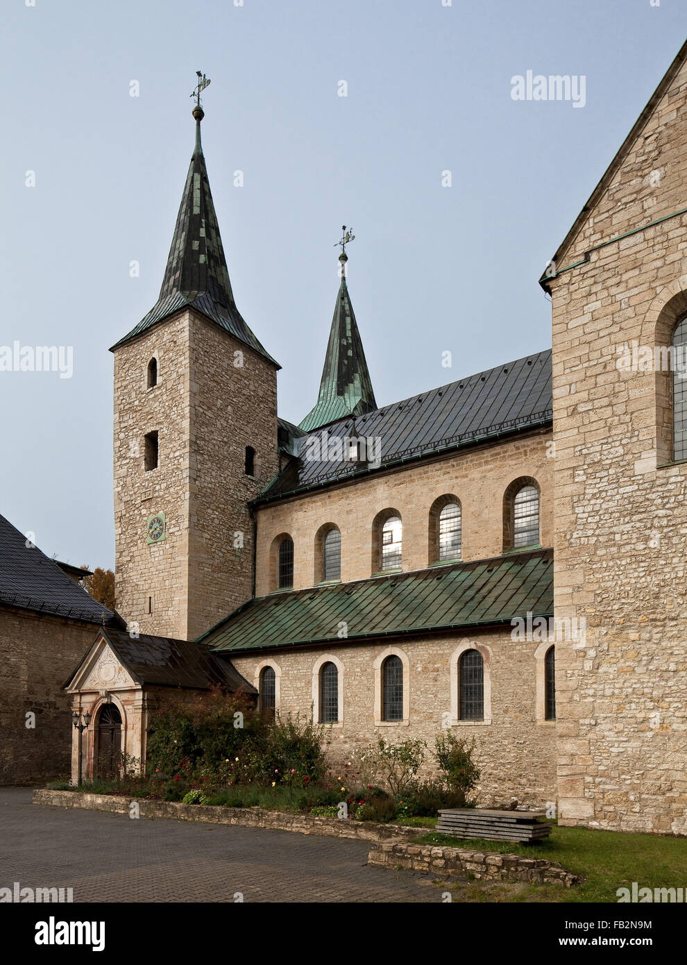 Huysburg bei Halberstadt, Kloster Banque D'Images